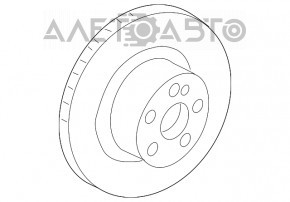 Placă de frână față stânga Mercedes W211 E350