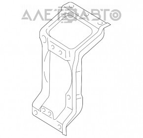 Планка замка капота MERCEDES W211 E 02-09 новый неоригинал