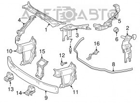 Bara de blocare a capotei MERCEDES W211 E 02-09