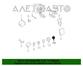 Пищалка левая Mercedes W164 ML X164 GL W251 R W211E