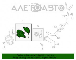 Pompa apa Subaru Forester 14-18 SJ 2.0 noua originala OEM