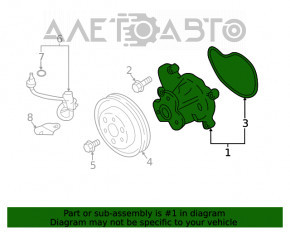 Помпа водяная Subaru Forester 19- SK