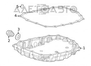 Поддон АКПП Honda Civic X FC 16-21 CVT 2.0