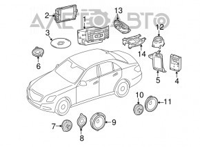 Capac oglindă laterală dreapta față Mercedes CLA 14-19 cu semnal sonor.