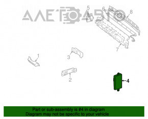 Modul de control Keyless-Go Infiniti QX30 17-