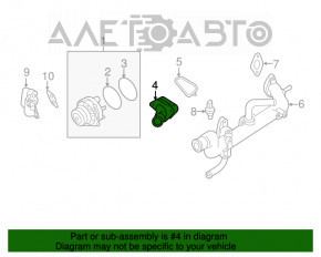 Corpul termostatului Infiniti JX35 QX60 13-