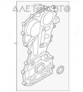 Передняя крышка двигателя Kia Optima 16- 2.4 G4KJ