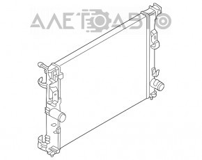 Radiatorul de răcire a apei Nissan Sentra 20-