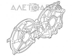 Motorul ventilatorului de răcire stânga Nissan Altima 19-