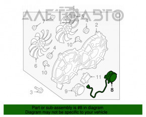Мотор вентилятора охлаждения правый Infiniti G35 4d 06-09