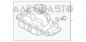 Поддон масляный Hyundai Kona 18-21 2.0