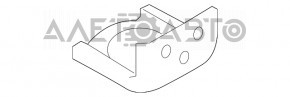 Suport radiator inferior frontal dreapta Nissan Altima 19-