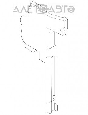 Grila radiatorului dreapta Nissan Rogue 21-22 2.5