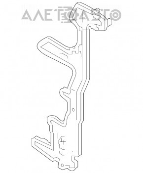 Deflector radiator stânga Nissan Rogue Sport 17-19 mic.