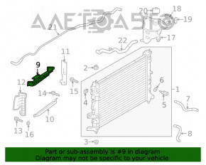 Grila radiatorului superioara Infiniti QX50 19-