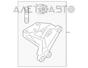 Pernele motorului superioare Hyundai Veloster 12-17 1.6