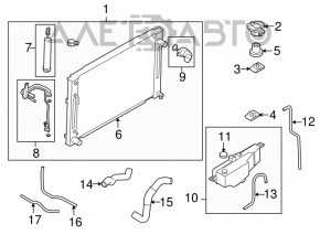 Крышка расширительного бачка охлаждения Infiniti FX35 03-08