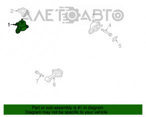 Pernele motorului drept Kia Forte 4d 14-18 1.6, 1.8, 2.0 nou OEM original