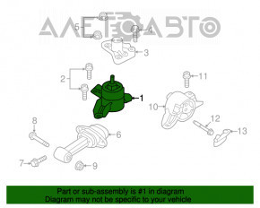 Pernele motorului dreapta Kia Soul 14-18