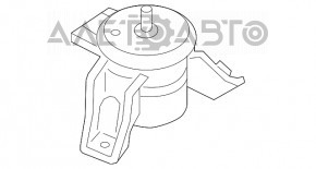 Suport motor dreapta Kia Sorento 16-20 2.4 nou original OEM