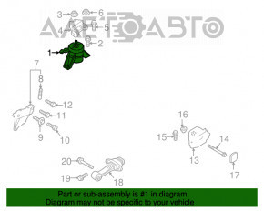 Pernele motorului drept Hyundai Sonata 15-19 2.4, nou OEM original.