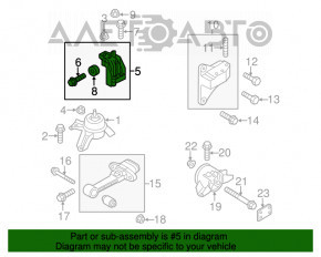 Suport motor dreapta pentru perna Kia Optima 11-15 tip 1