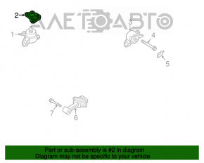 Suportul drept al motorului Kia Forte 4d 17-18 2.0 mpi