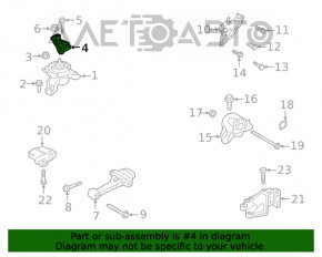 Suport motor dreapta pentru perna Hyundai Santa FE 19-20 2.4