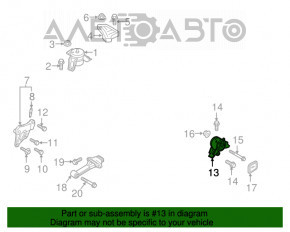 Pernele motorului stânga Kia Sorento 16-20 2.4 FWD