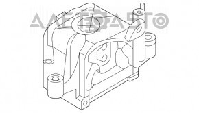 Подушка двигателя левая Hyundai Sonata 20- 2.0H, 2.5