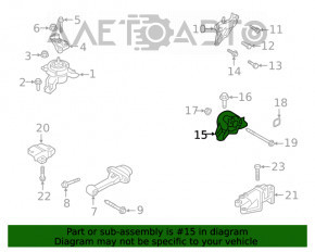 Подушка двигателя левая Hyundai Santa FE 19-20 2.0, 2.4