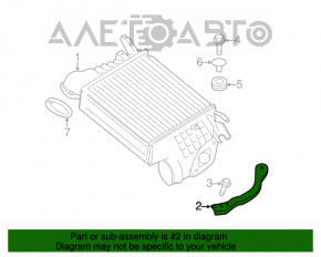 Suportul intercoolerului stânga pentru Subaru Forester 14-18 SJ 2.0