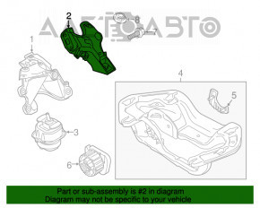 Suport motor stânga pentru pernă BMW X5 E70 07-13 3.0