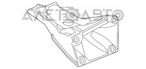 Suport motor stânga pentru pernă BMW F30 12-16 rwd N20