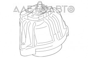 Подушка двигателя левая BMW X3 F25 11-17 2.0T новый OEM оригинал