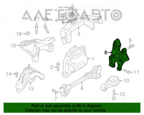 Suport motor spate Mini Cooper Countryman R60 10-16