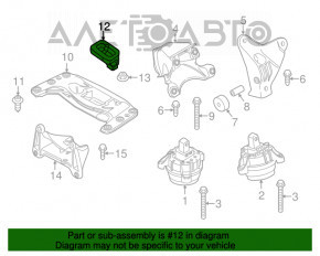 Подушка КПП BMW 5 F10 11-16 3.0T RWD