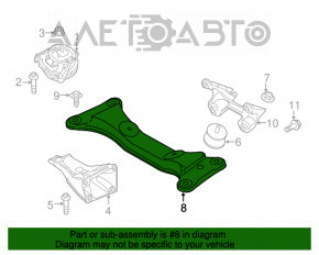 Traversa cutiei de viteze automată BMW F30 12-16 rwd N20