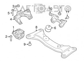 Suport cutie de viteze BMW F30 12-18 rwd