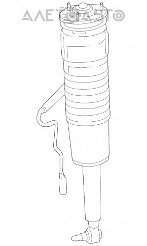 Amortizor pneumatic dreapta fata Mercedes W221