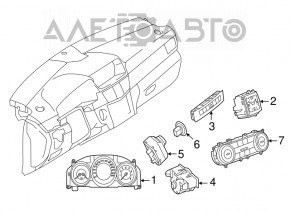 Кнопка start/stop Infiniti QX30 17-