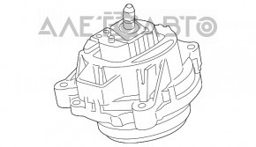 Подушка двигателя левая BMW F30 17-18 rwd B46 OEM