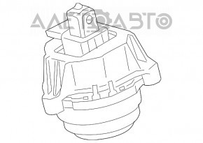 Suport motor stanga BMW 7 G11 G12 16-22 RWD B58 nou original OEM