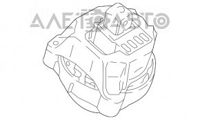 Подушка двигателя правая BMW X3 G01 19-21 2.0T RWD новый OEM оригинал