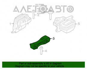 Pernele motorului spate BMW X1 F48 16-22 AWD B46