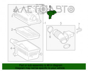 Contor de aer pentru Toyota Sequoia Tundra 08-16