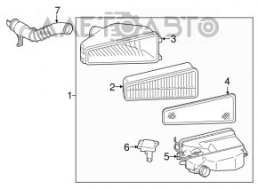 Contor de aer Toyota Prius 2004-2009