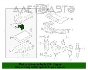 Contor de aer stânga Lexus LS460 LS600h 07-12