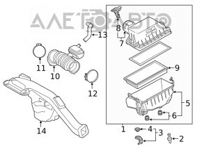 Contor de aer Toyota Camry v70 18-