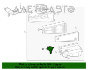 Расходомер воздуха Toyota Highlander 08-13 hybrid новый OEM оригинал